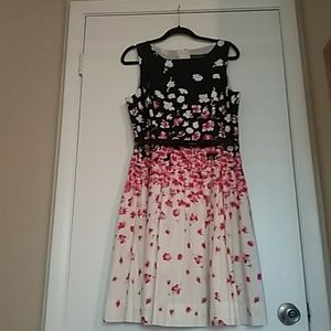 Floral print dress